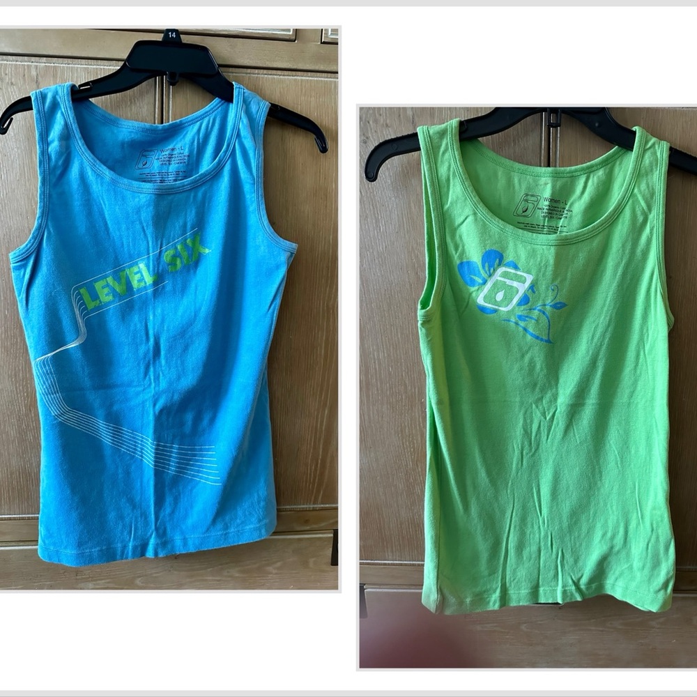 Tropical Level Six Organic 100% Cotton T-Shirts. Never worn. Size L